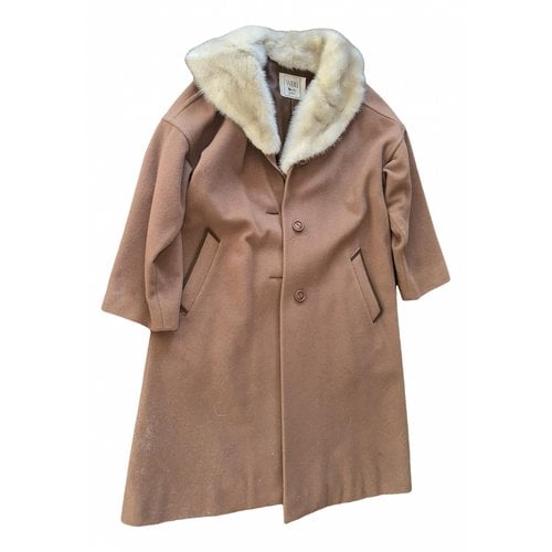 Pre-owned Weill Wool Cape In Beige