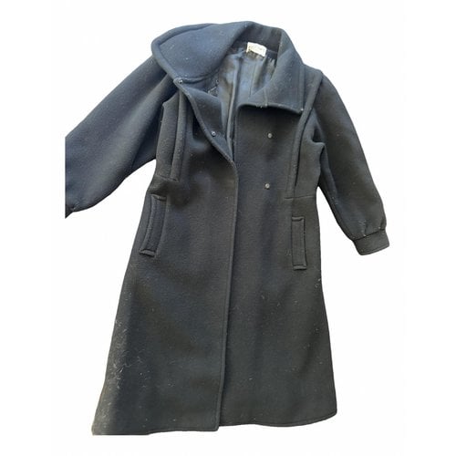 Pre-owned Berenice Cashmere Coat In Blue