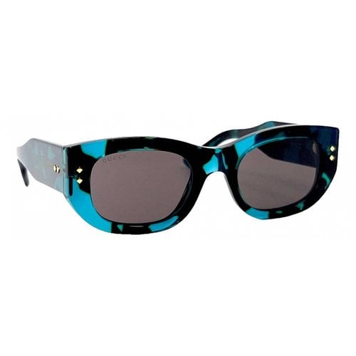 Pre-owned Gucci Sunglasses In Blue
