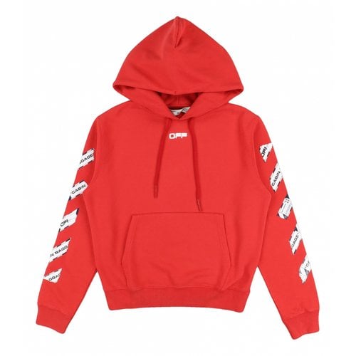 Pre-owned Off-white Sweatshirt In Red