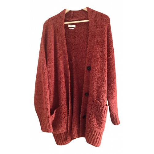 Pre-owned Isabel Marant Étoile Wool Cardigan In Red