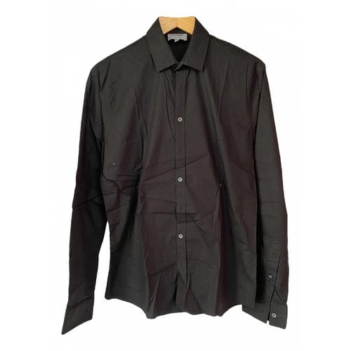 Pre-owned Les Hommes Shirt In Black