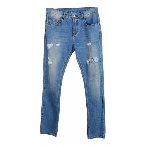 Pre-owned Comme Des Fuckdown Jeans In Blue