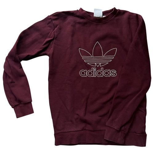 Pre-owned Adidas Originals Sweatshirt In Burgundy