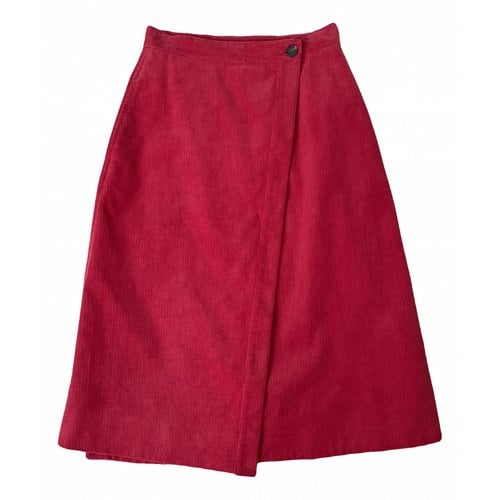 Pre-owned Paul & Joe Sister Mid-length Skirt In Red