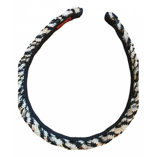 Pre-owned Missoni Cloth Hair Accessory In Black