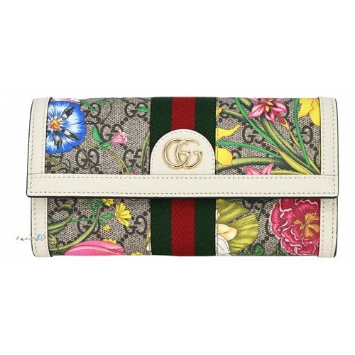 Pre-owned Gucci Ophidia Cloth Wallet In Other