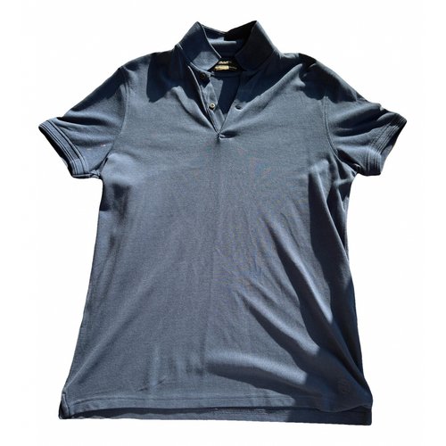Pre-owned Massimo Dutti Polo Shirt In Blue