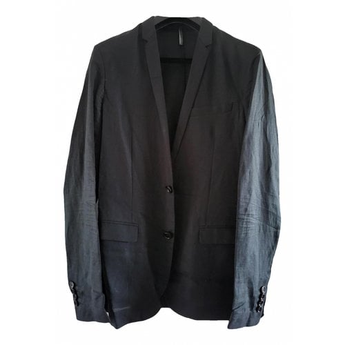 Pre-owned Dior Linen Vest In Black