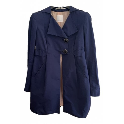 Pre-owned Pinko Coat In Blue