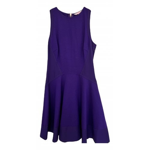 Pre-owned Ted Baker Mini Dress In Purple