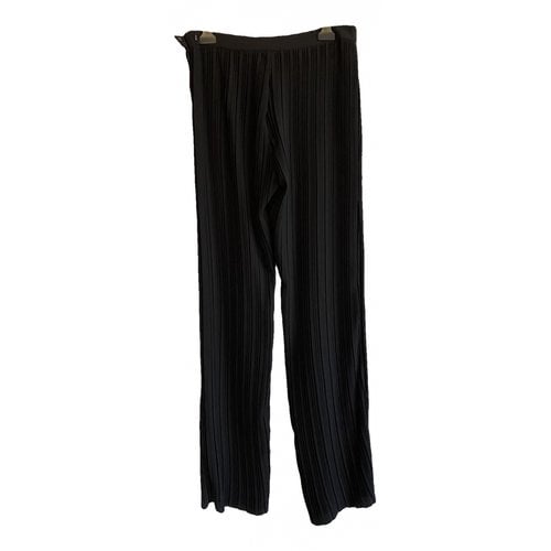 Pre-owned Victoria Victoria Beckham Trousers In Black