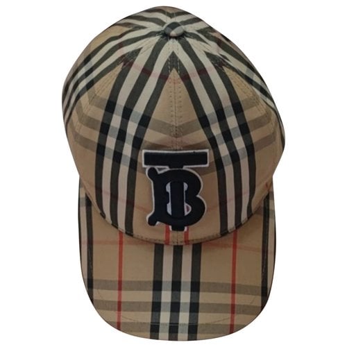 Pre-owned Burberry Cloth Hat In Brown