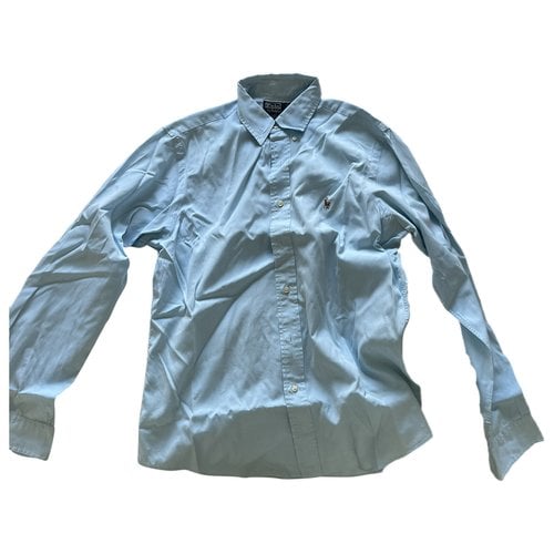 Pre-owned Polo Ralph Lauren Shirt In Turquoise
