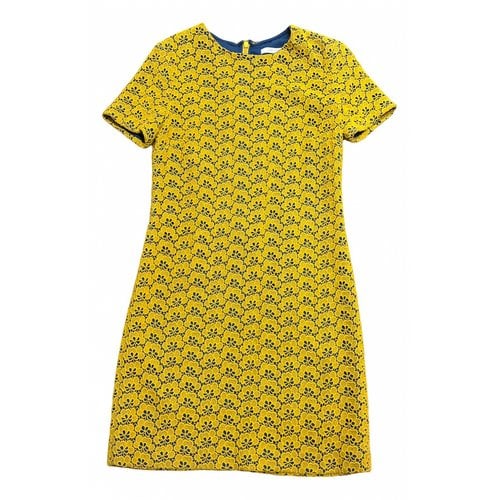 Pre-owned Diane Von Furstenberg Mid-length Dress In Yellow