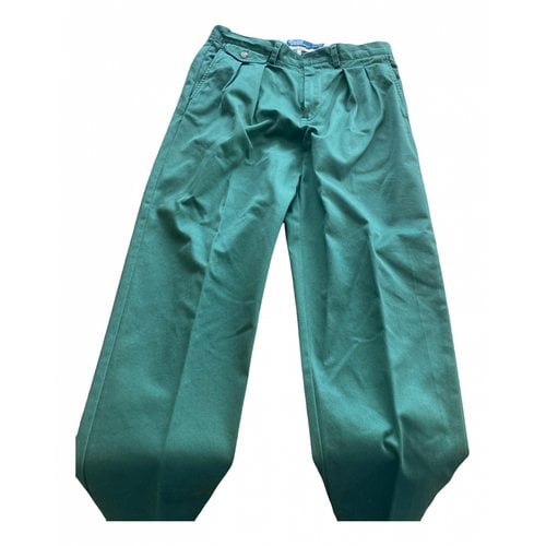Pre-owned Polo Ralph Lauren Trousers In Green