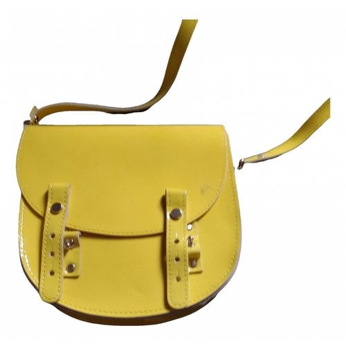 Pre-owned Craie Leather Handbag In Yellow
