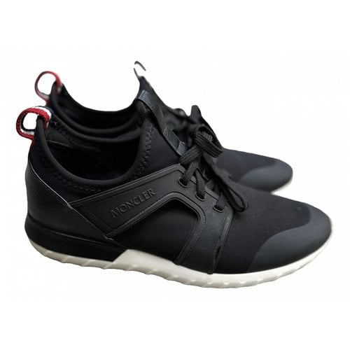 Pre-owned Moncler Trainers In Black