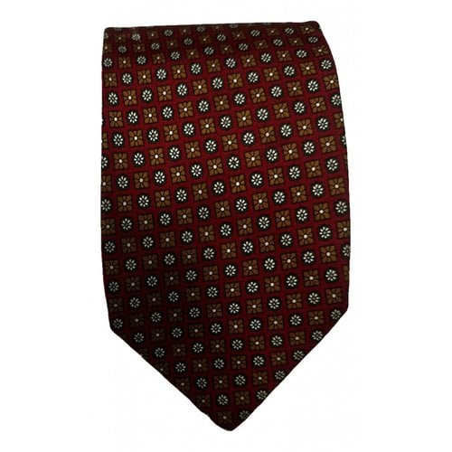 Pre-owned Giorgio Armani Silk Tie In Multicolour