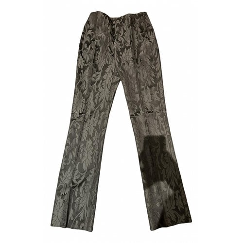 Pre-owned Max Mara Wool Trousers In Multicolour