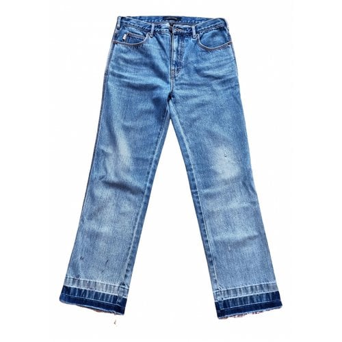 Pre-owned Marc Jacobs Straight Jeans In Blue
