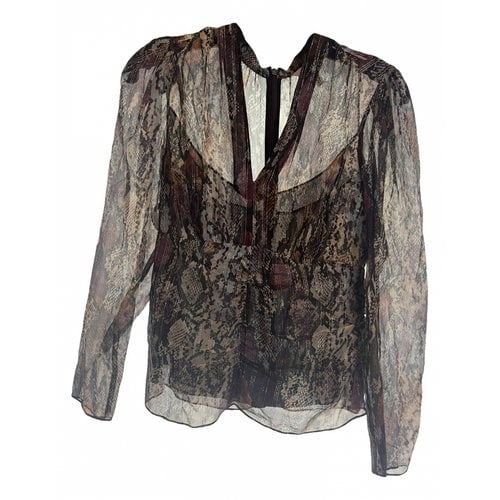 Pre-owned Rebecca Taylor Blouse In Brown