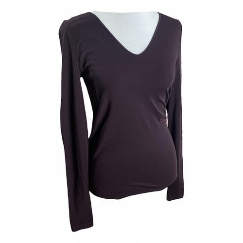 Pre-owned Wolford Blouse In Purple