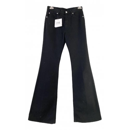 Pre-owned Victoria Beckham Bootcut Jeans In Black