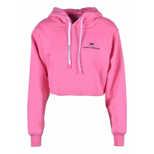 Pre-owned Chiara Ferragni Sweatshirt In Pink