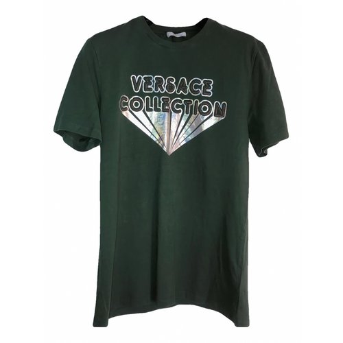 Pre-owned Versace T-shirt In Green