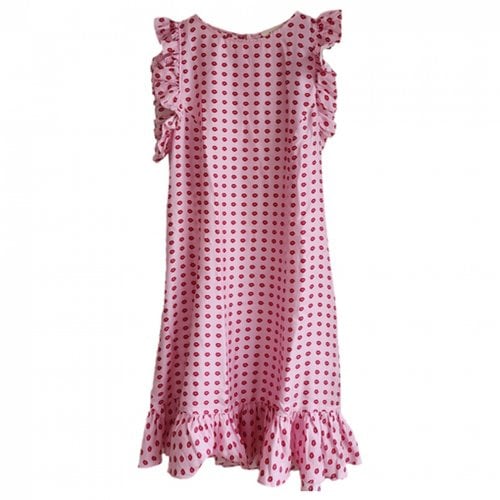 Pre-owned Lisou Silk Dress In Pink