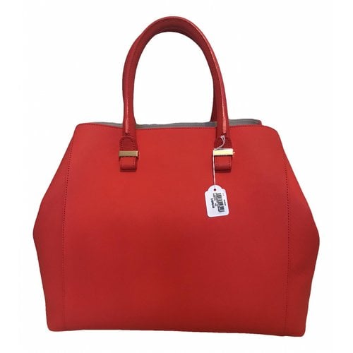 Pre-owned Victoria Beckham Leather Tote In Red