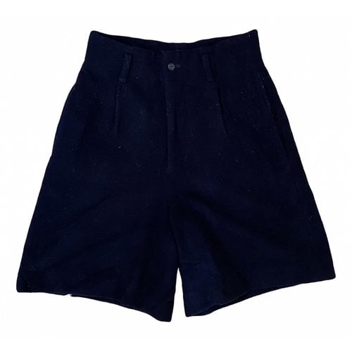 Pre-owned Issey Miyake Short In Blue