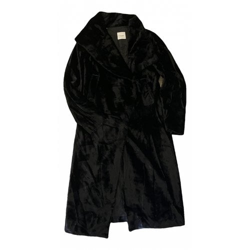 Pre-owned Costume National Coat In Black