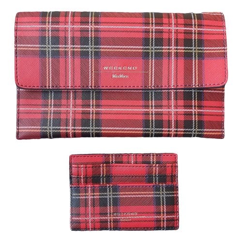 Pre-owned Max Mara Wallet In Red