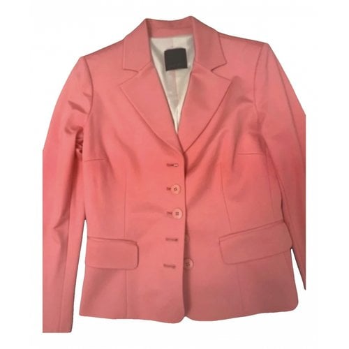Pre-owned Pinko Blazer In Pink