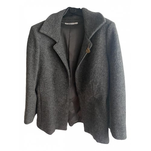 Pre-owned Aniye By Wool Short Vest In Grey