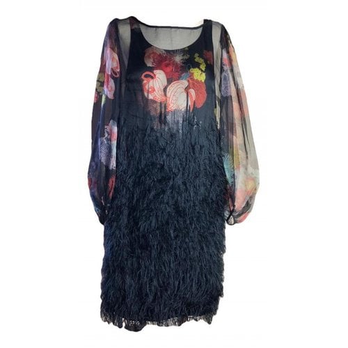 Pre-owned Dries Van Noten Silk Mid-length Dress In Other