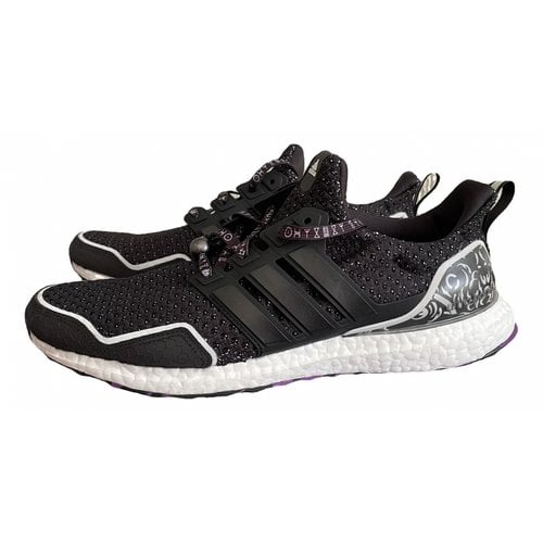 Pre-owned Adidas Originals Ultraboost Cloth Low Trainers In Black