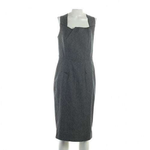 Pre-owned Roland Mouret Dress In Grey