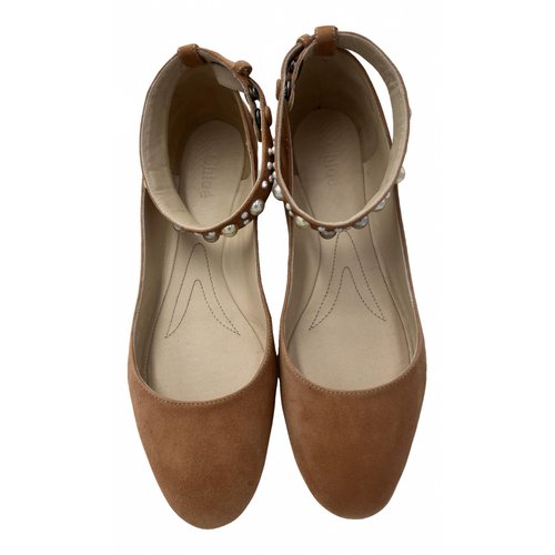 Pre-owned Chloé Leather Ballet Flats In Other