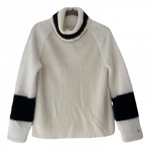Pre-owned Tommy Hilfiger Jumper In White