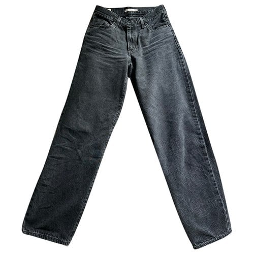 Pre-owned Levi's Boyfriend Jeans In Black