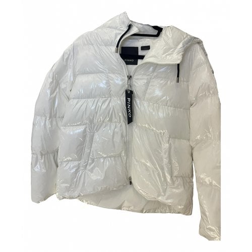 Pre-owned Pinko Puffer In White