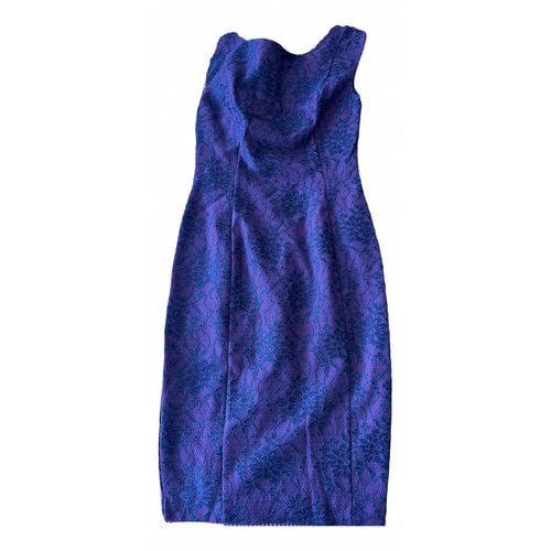 Pre-owned French Connection Mid-length Dress In Purple