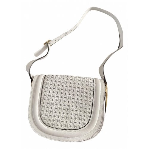 Pre-owned Fratelli Rossetti Leather Crossbody Bag In White