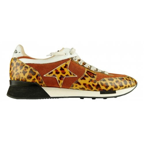 Pre-owned Golden Goose Leather Trainers In Brown