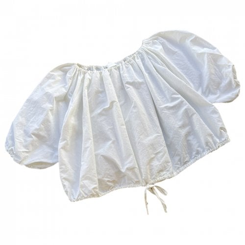 Pre-owned Marques' Almeida Blouse In White