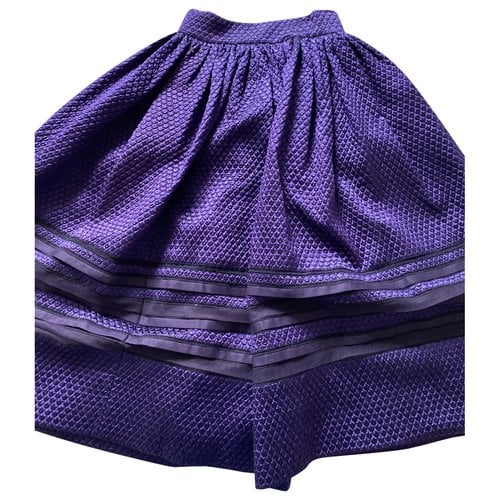 Pre-owned Dior Mid-length Skirt In Purple
