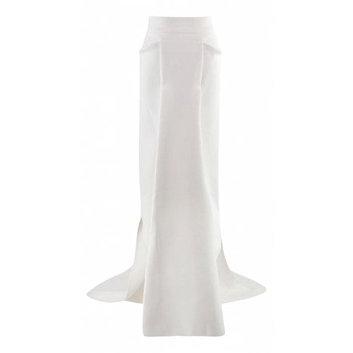 Pre-owned Maticevski Skirt In White